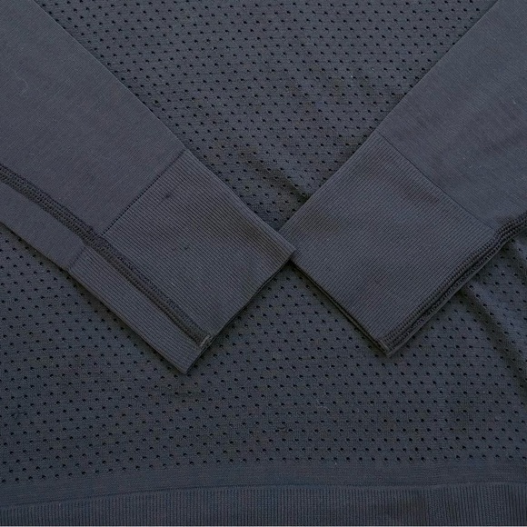 LULULEMON Breeze By Long Sleeve Navy Blue Size 4 - Picture 6 of 10